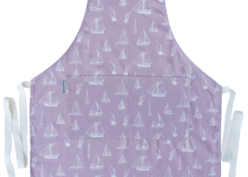 SAILING BOATS APRON IN PINK