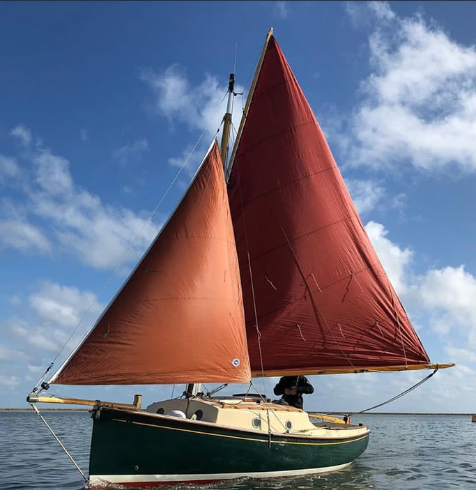 Norfolk Gypsy under sail